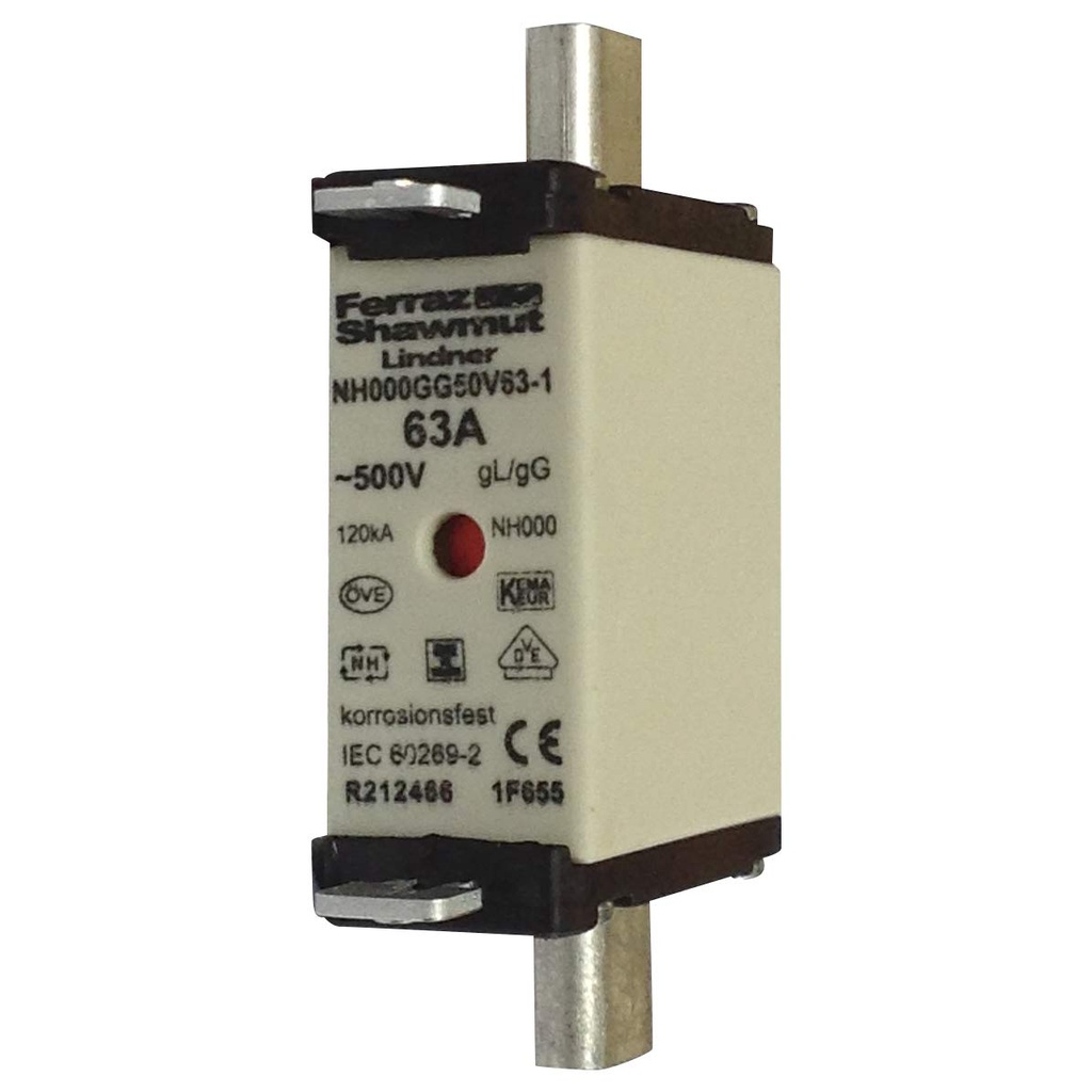 FUSIBLE NH00 63A GG 500V