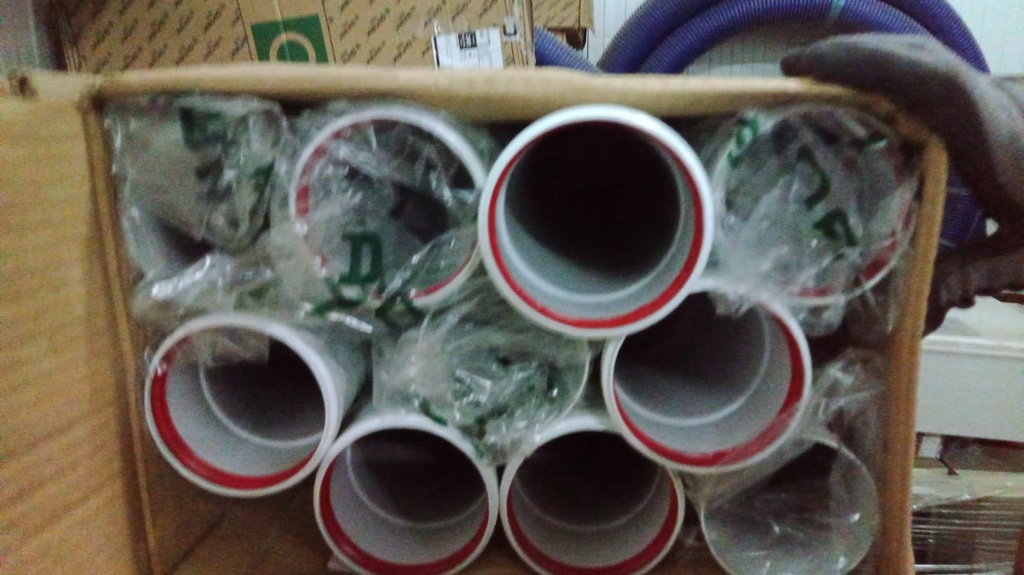 MÓDULO RECTO DINAK ALUMINIO 950mm DIÁMETRO 80mm