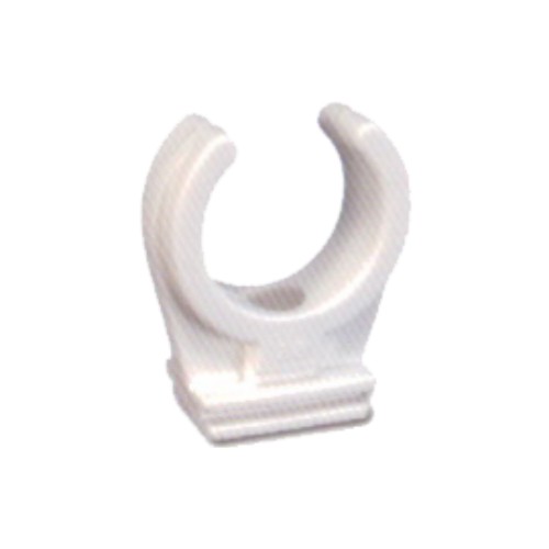 ABRAZADERA SIMPLE NYLON 16-18mm M6 BLANCA