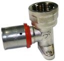 CODO MULTICAPA 90º 20x1/2" C/SOPORTE R/H