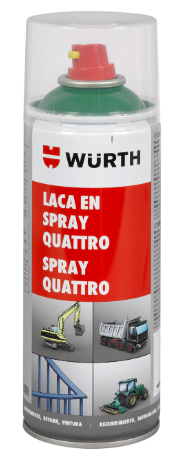 LACA QUATTRO GRIS ANTRA R7016, 400 ML SPRAY ESPECIAL SILOS