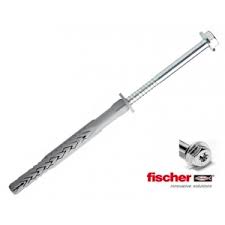 TACO+TORNILLO M10x140mm (80 a 100 mm) BLANCO