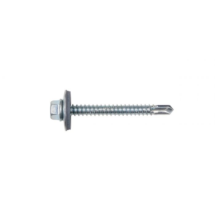 TORNILLO HEXAGONAL CON ARANDELA AUTORROSCANTE DE M4,8x40mm (E 200ud)