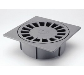 SUMIDERO DE PVC DE 50 a 40MM SALIDA HORIZONTAL 100X100