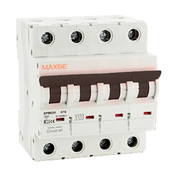 Interruptor CC Alpha+ 1000V DC 4P 16A curva C 10kA