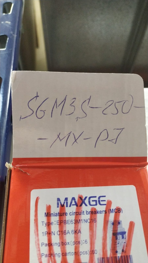 BOBINA DISPARO MAXGE SGM3S-250-MX-P7