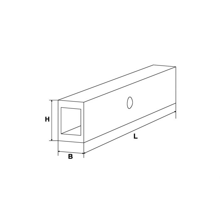 CONECTOR CARRIL 39X37(EMPALME UNION para perfiles por presion encaje)