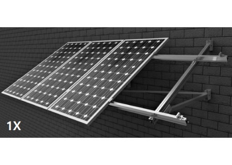 ESTRUCTURA 15º PARED TRIANGULAR METÁLICA 72CEL VERTICAL FACHADA