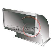 CURVA 90º 250x200 CONDUCTO GALVANIZADA