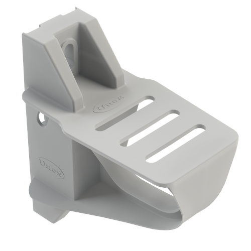 SOPORTE HORIZONTAL AISLANTE GRIS RAL7035 100 U48X