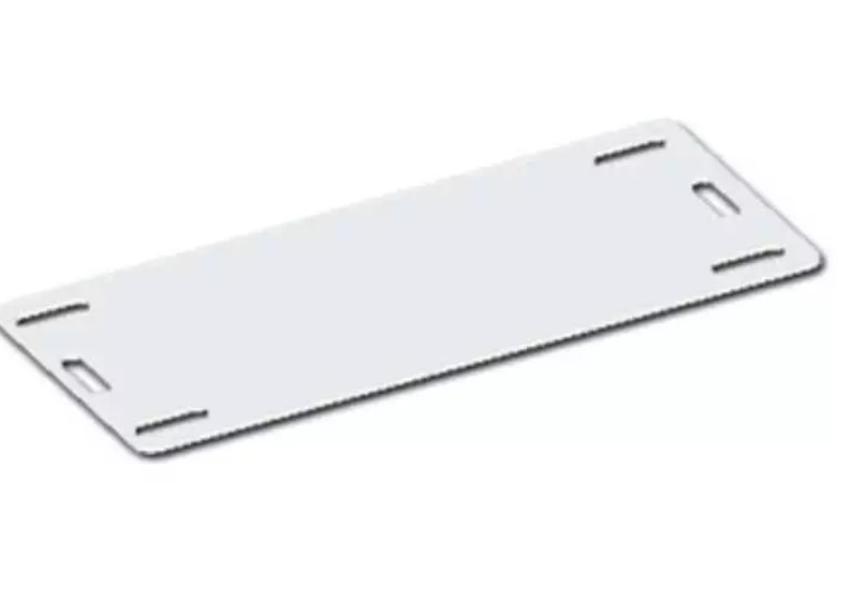 PLACA SEÑALIZACION PARA CABLE 25x60 NATURAL