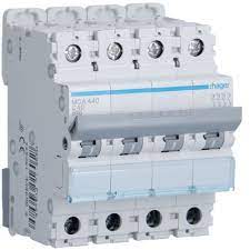 INT. MAGNETOTERMICO 4x40A HAGER 434698 MCA440