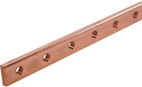 Pletina cobre para embarrado 18x4 de 1metro