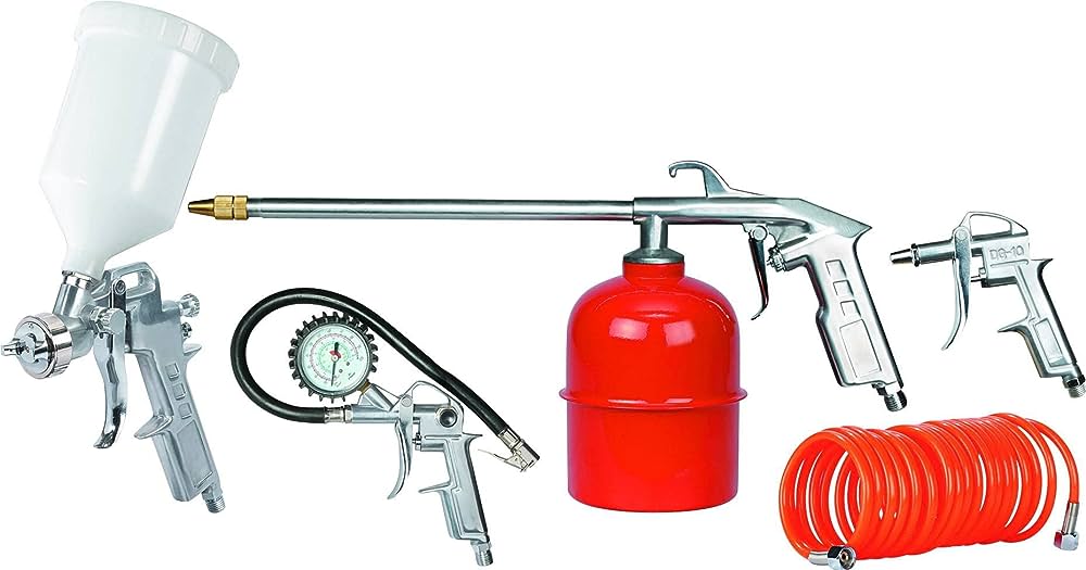 PISTOLA PARA PINTURA DE ESTRUCTURA METÁLICA SAGOLA COMBINADO DEFYNIK JUNIOR KIT