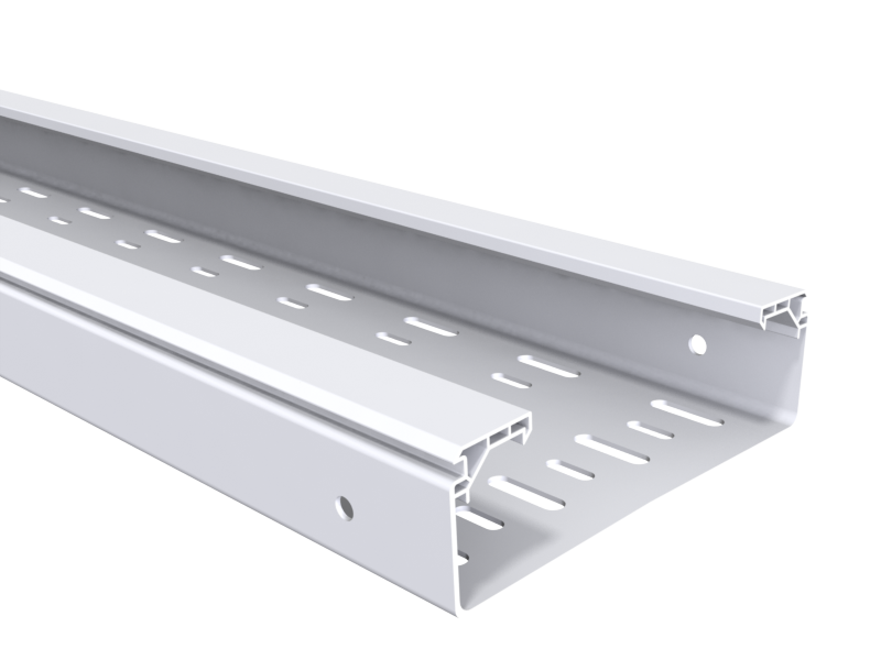 METRO BANDEJA PERFORADA 100x60 PVC 