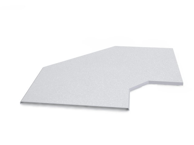 TAPA CURVA 200 BANDEJA PVC 90º 210099