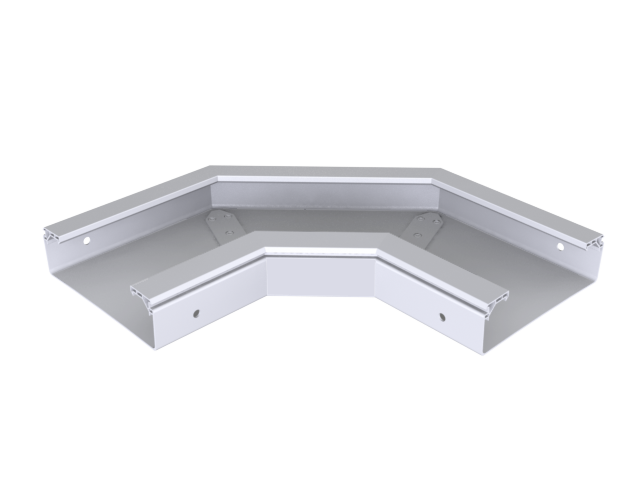 CURVA PLANA 300x100 BANDEJA PVC 90º 210094