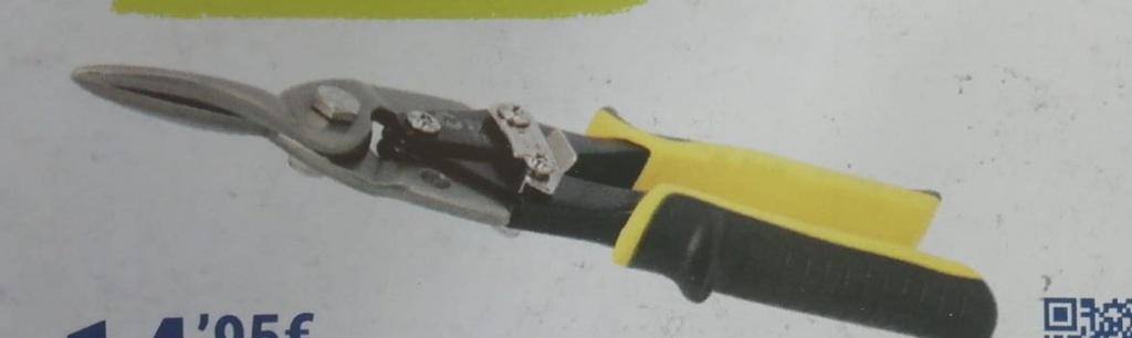 TIJERA CHAPA ARTICULADA CORTANTE RECTA 250 MM