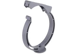 Abrazadera para union tubo pvc 90 mm