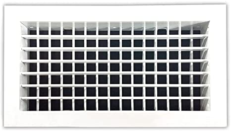 REJILLA IMPULSIÓN DOBLE DEFLEXIÓN HV RAL 9010 SF 200X100