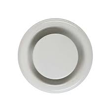 BOCA CIRCULAR EN CHAPA 160 RAL 9010 REJILLA