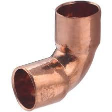CODO COBRE 90° 1/2" H-H  A/C