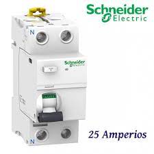 INT. DIFERENCIAL 2x25x10 mA AC A9R10225 SCHNEIDER