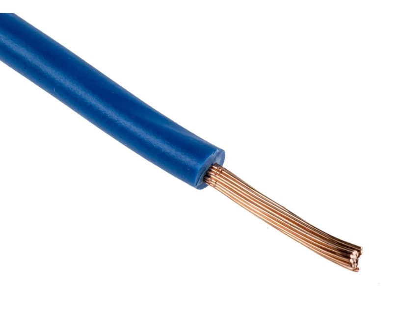 METRO CABLE 25mm AZUL LIBRE HALÓGENOS H07Z1-K