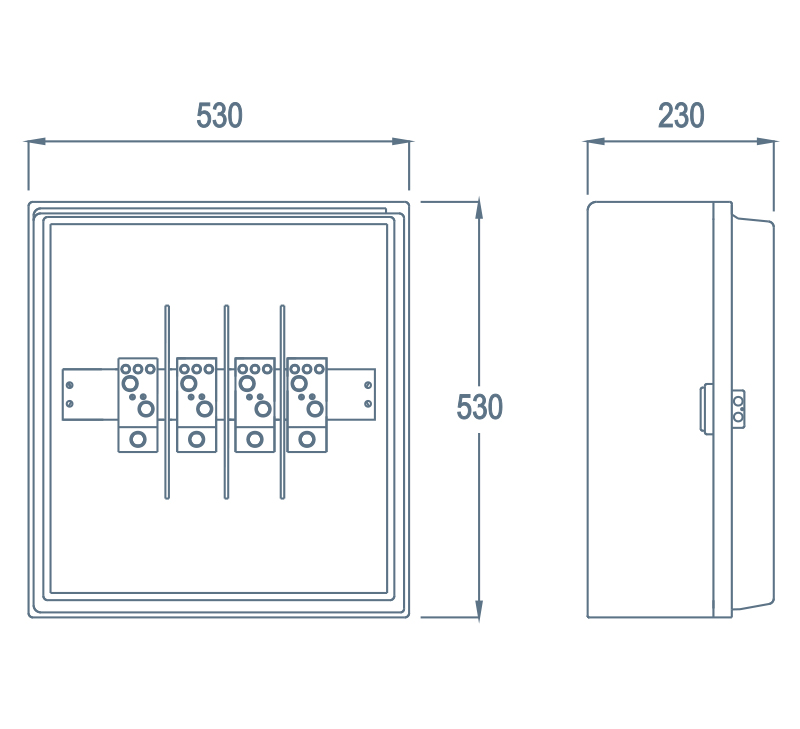 ARMARIO DERIVACION PINAZO LINEA 400A PNZ-00