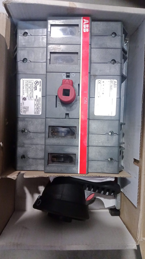 INT. SECCIONADOR 4P 160A ABB OT160E4