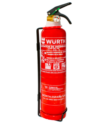 EXTINTOR 2 KG c/soporte - Eficacia 8A - 34B - C