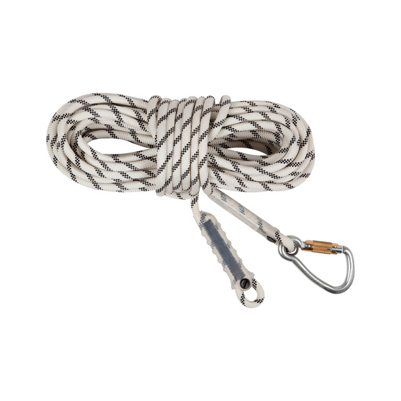 CUERDA CON MOSQUETON 20mts 