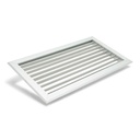 REJILLA RETORNO LAMA FIJA 45º 300x100 ALU. ANODIZADO 