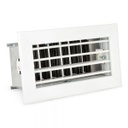 REJILLA IMPULSION SIMPLE DEFLEXION 400x200 LAMA MOVIL ALU. ANODIZADO