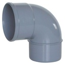 CODO PVC 90º 125mm M-H EVACUACION 