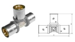 TE POLIETILENO RETICULADO PRESS (PEX) 20mm