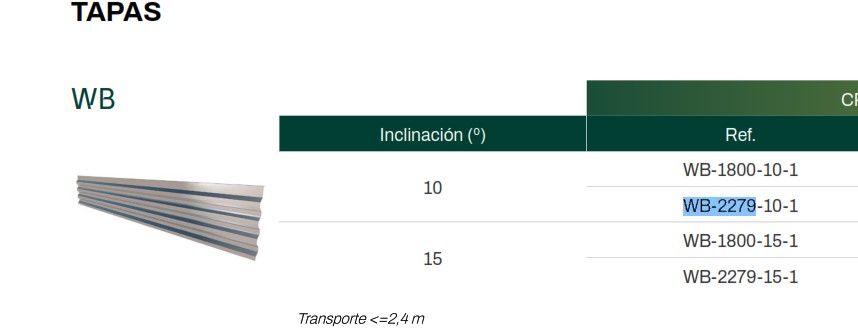 TAPA CORTAVIENTOS WB-2279-P-10-1 SUNFER