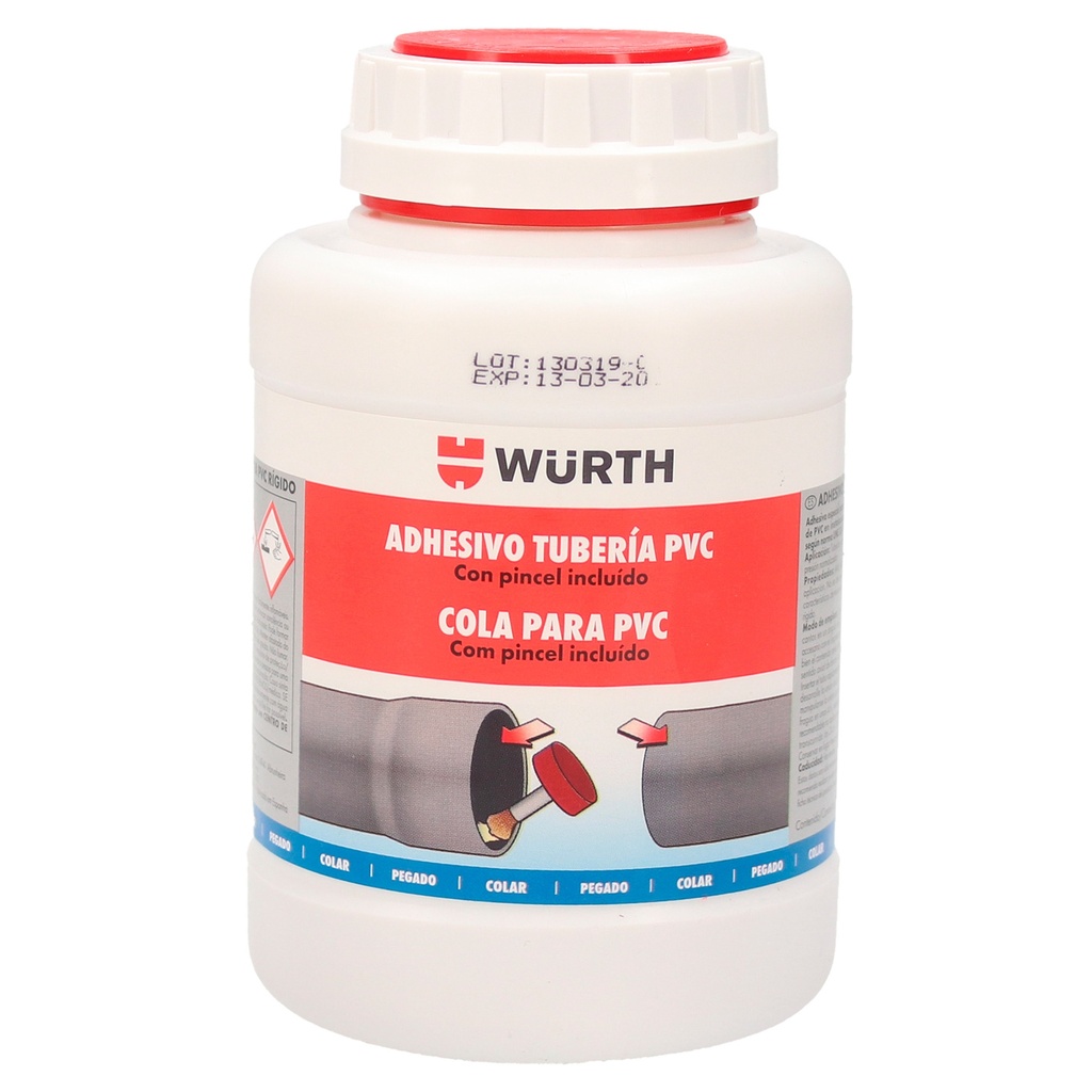 ADHESIVO PVC 500ML CON PINCEL
