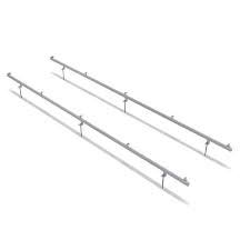 Estructura coplanar 2p Teja Varilla Roscada Vertical 60 y 72cel