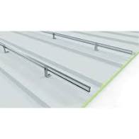 Estructura coplanar 4p Metálica Continuo A Correas Vertical 60 y 72cel