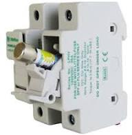 BASE PORTAFUSIBLE 10X38 DIN 1000V DC