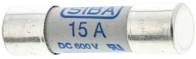FUSIBLE CILINDRICO 10x38 15A gPV 1000V
