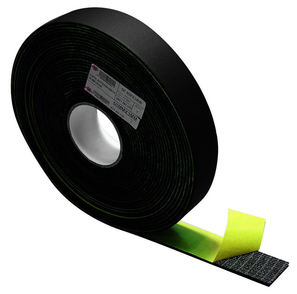 CINTA ADHESIVA CAUCHO 50MMX3MM L15M (ARMAFLEX ROLLO)