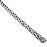 CABLE INOX A4 DIN3053 1X19mm D1mm METRO LINEAL(250 metros)