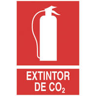 CARTEL EXTINTOR CO2