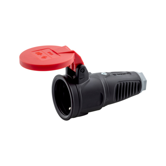 BASE ENCHUFE SCHUKO HEMBRA 2P+T 16A c/tapa