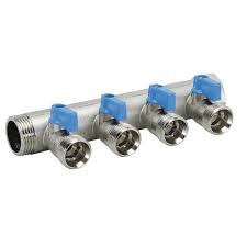 DISTRIBUIDOR - COLECTOR SUELO RADIANTE 3/4" 4 TOMAS