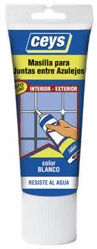 BOTE RELLENA GRIETAS Y AZULEJOS blanco