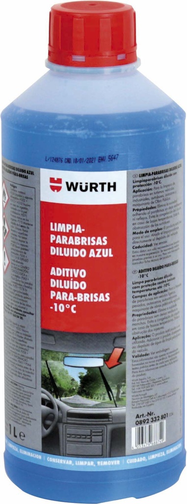 LIQUIDO LIMPIAPARABRISAS 1L