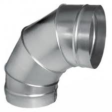 CODO  CHAPA GALVANIZADA 90º 250MM H-H